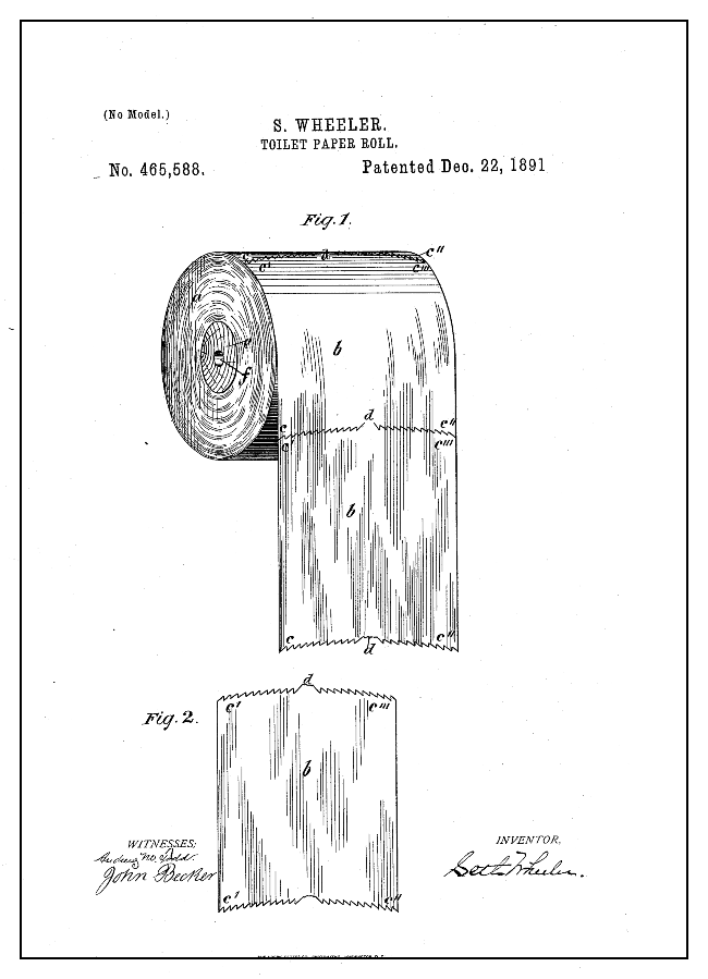 patent Toilettenpapier