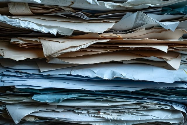 Recycling Papier zur Herstellung von Toilettenpapier