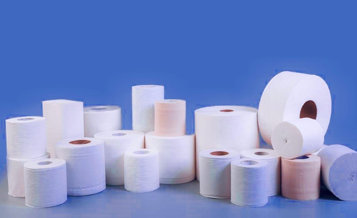 Verschiedene Arten von Toilettenpapier 