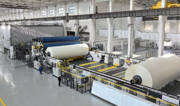 Fertigungsanlage Toilettenpapier
