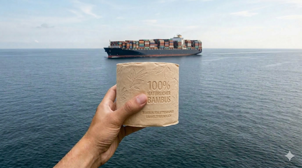 Bambus-Toilettenpapier Seefracht. ist das Nachhaltig?