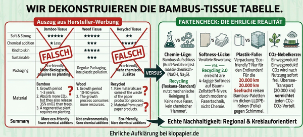 Das schmutzige Geheimnis der grünen Bambus-Grafiken.